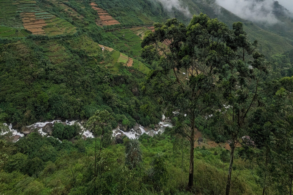 Nuwara Eliya, Sri Lanka in rainy season
